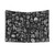 Gothic Human Anatomy Black Tapestry Wall Hanging