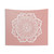 Pink Flower Mandala Tapestry - Boho Wall Decor