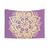 Purple and Gold Mandala Tapestry