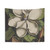 Dark Magnolia Flower Tapestry Wall Hanging