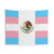 Mexican Trans Pride Flag Tapestry