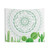 Boho Cactus and Mandala Tapestry
