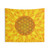 Flower of Life Sunflower Tapestry