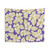 Hand Drawn Purple Tropical Flower Swirl Pattern Tapestry