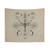 Dragonfly Sacred Geometry Composition Tapestry
