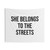 She Belongs to the Streets Tapestry