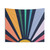 Vibrant Boho Vintage Rainbow Sunshine Tapestry