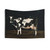 Surreal Bovine Atlas Conceptual Wall Tapestry