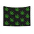 Vibrant Marijuana Leaf Tapestry Wall Hanging