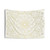 Elegant gold mandala pattern tapestry