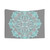Teal and Aqua Lace Mandala Tapestry