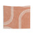 Mid Century Modern Terracotta Abstract Tapestry