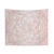 Pastel Pink Mandala Tapestry for Yoga and Meditation