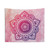 Boho Pink Purple Mandala Tapestry Wall Hanging