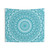 Caribbean Blue Mandala Tapestry Wall Hanging
