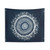 Blue Mandala Yoga Tapestry
