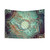 Beautiful Mandala Tapestry in Teal, Turquoise, Red & Silver Tones