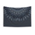 Dark Mandala Boho Tapestry