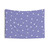 Vibrant Violet Stars Tapestry