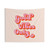 Good Vibes Only Peach and Pink Tone Tapestry