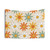 Retro Boho Flower Power Tapestry