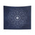 Indigo Boho Mandala Tapestry Wall Hanging
