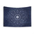 Indigo Boho Mandala Tapestry Wall Hanging