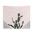 Cactus plant tapestry with Persian mosaic design