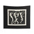 Primitive Vintage Art Tapestry with Naked Dancers Artwork