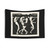 Primitive Vintage Art Tapestry with Naked Dancers Artwork