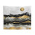 Golden Spring Moon Landscape Tapestry