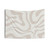 Abstract Swirl Pattern Tapestry in Light Mushroom Beige