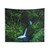 Vibrant Jungle Waterfall Tapestry Wall Hanging