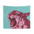 Magenta Tiger Tapestry Wall Hanging
