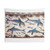 Minoan Dolphins Fresco Tapestry - Ancient Greek Wall Art