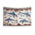Minoan Dolphins Fresco Tapestry - Ancient Greek Wall Art