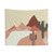 Boho Desert Cactus Tapestry Wall Hanging