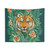 Vibrant Tiger Tangle Tapestry Wall Decor