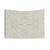 Boho Beige and White Striped Tapestry