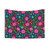 Bright Tropical Floral Tapestry in Mexican Style by UnBlink Studio