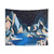 Celestial mountain landscape tapestry wall art