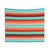 Southwest Serape Tapestry in Teal, Turquoise, and Burnt Orange
