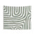 Sage Green Abstract Line Art Tapestry