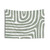 Sage Green Abstract Line Art Tapestry