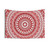 Bright Cranberry Red Mandala Tapestry