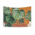 Mid Century Modern Calathea Orbifolia Plant Illustration Tapestry
