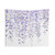Hand-painted Purple Wisteria Watercolor Tapestry