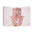 Rose Gold Hamsa Tapestry - Boho Metallic Wall Art
