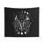 Crystal Moon Tapestry - Bohemian Celestial Wall Art