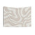 Modern Abstract Light Beige and Cream Tapestry